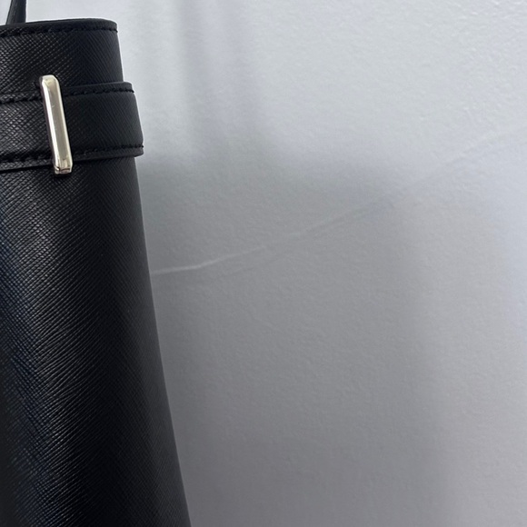 Kate Spade Black Staci Laptog LargeTote Bag Saffino Leather - Picture 3 of 7